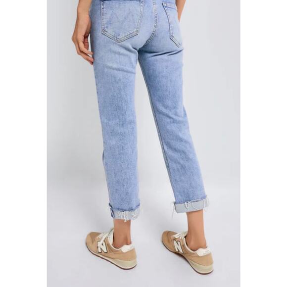 Mother The Scrapper Cuff Ankle Fray Jean in Sneak Peak 30 - Picture 6 of 6